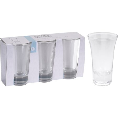 Borrelglazenset 3-delig 80ml | Excellent Houseware