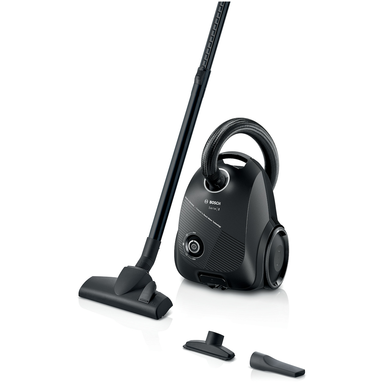 Bosch BGDS2BAL Stofzuiger met zak Zwart | Bosch