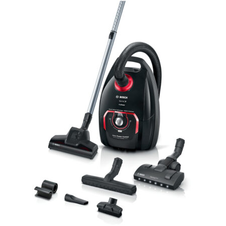 Bosch BGL8POW0L Stofzuiger met zak Zwart | Bosch