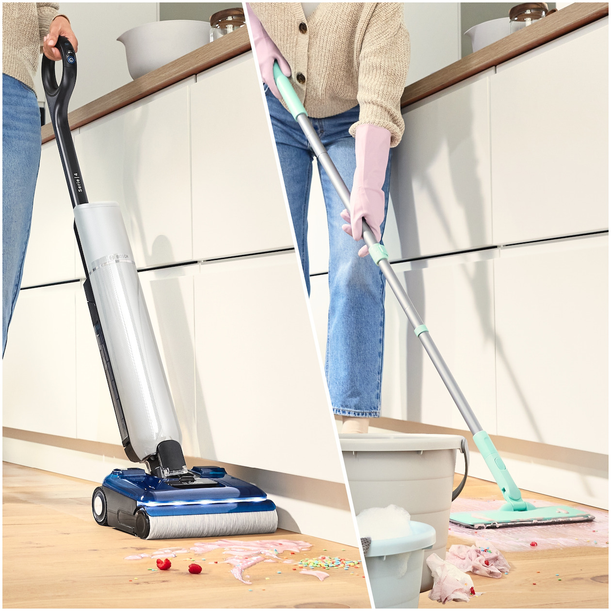 Bosch BHF41WL Vloerreiniger Wit | Bosch