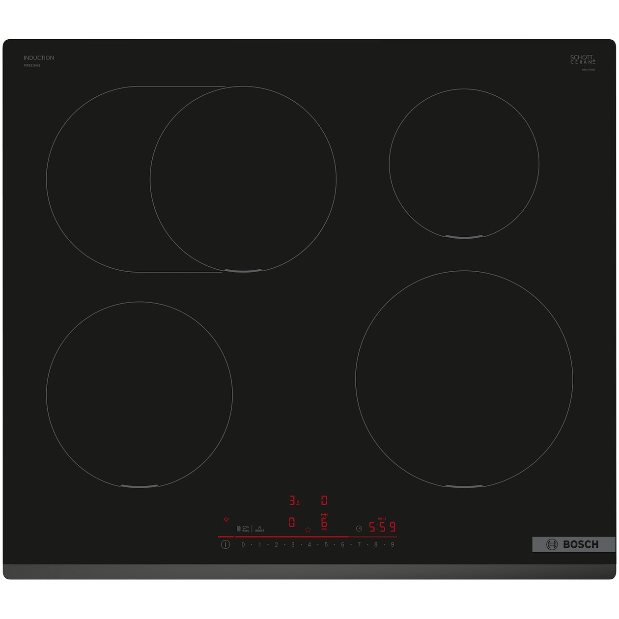 Bosch PIF631HB1E Inductie kookplaat Zwart | Bosch