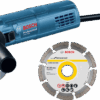Bosch Professional GWS 880 + 2x diamantschijf
