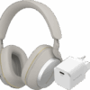Bowers & Wilkins Px7 S2e Grijs + BlueBuilt Power Delivery Oplader met Usb C Poort 20W Wit