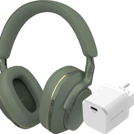 Bowers & Wilkins Px7 S2e Groen + BlueBuilt Power Delivery Oplader met Usb C Poort 20W Wit