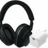 Bowers & Wilkins Px7 S2e Zwart + BlueBuilt Power Delivery Oplader met Usb C Poort 20W Wit