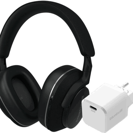 Bowers & Wilkins Px7 S2e Zwart + BlueBuilt Power Delivery Oplader met Usb C Poort 20W Wit