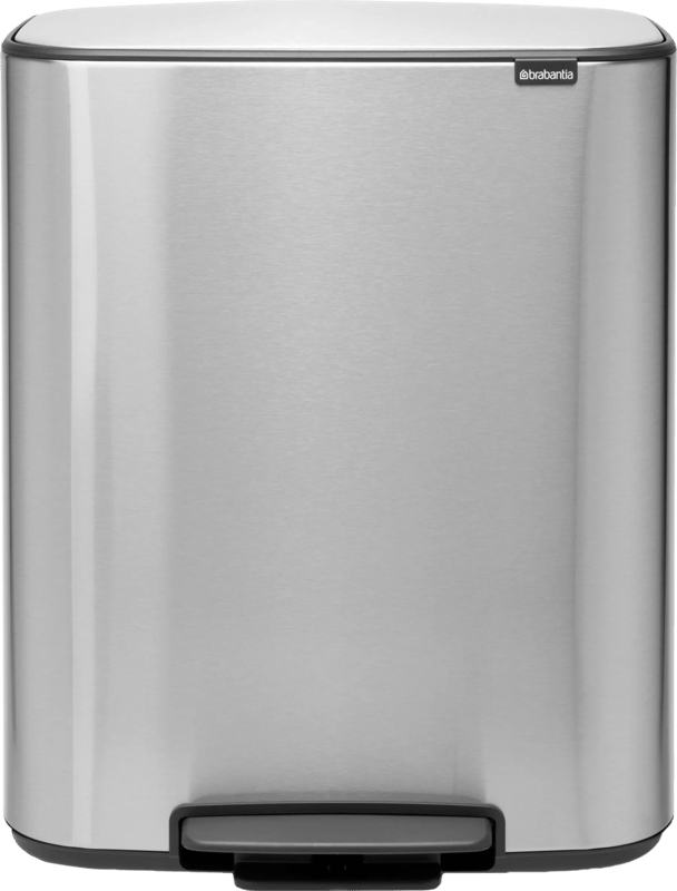Brabantia Bo Pedal Bin 60 Liter Rvs Fingerprint Proof