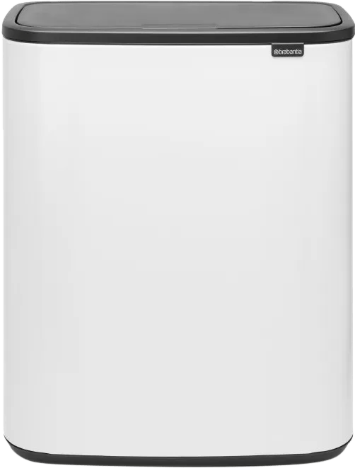 Brabantia Bo Touch Bin 2 x 30 Liter White