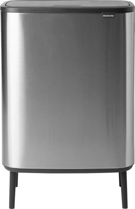 Brabantia Bo Touch Bin Hi afvalemmer 2 x 30 liter Matt Steel Fingerprint Proof