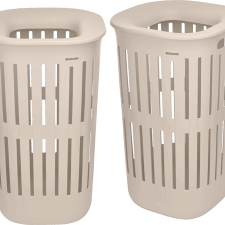 Brabantia Collect-It Wasmand 55 liter - Set van 2 -  Beige
