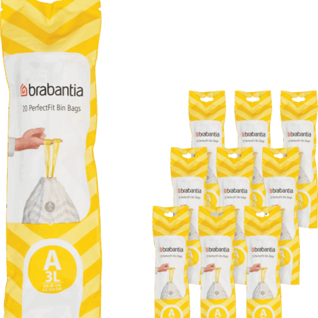 Brabantia Vuilniszakken Code A - 3 Liter (120 stuks)