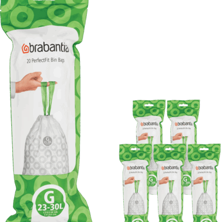 Brabantia Vuilniszakken Code G - 23-30 Liter (120 stuks)