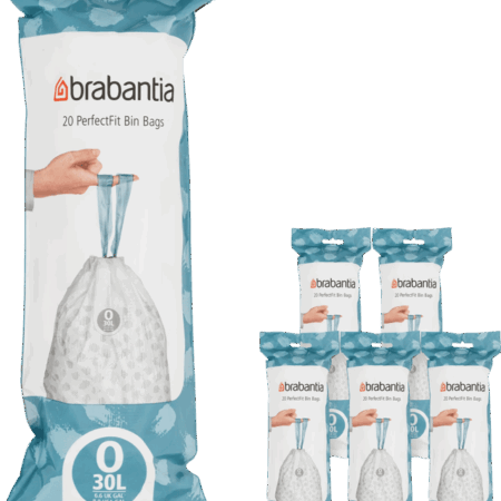 Brabantia Vuilniszakken Code O - 30 Liter (120 stuks)