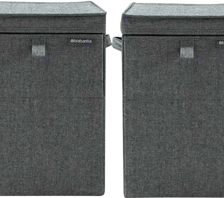 Brabantia Wasboxen Pepper Black Duo Pack