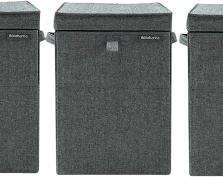 Brabantia Wasboxen Pepper Black Triple Pack