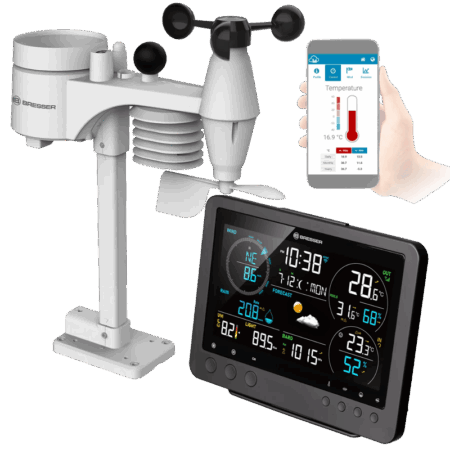 Bresser Professioneel Wifi Weerstation 8-in-1 Bise
