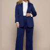 Brianna Blazer Indigo Maxi
