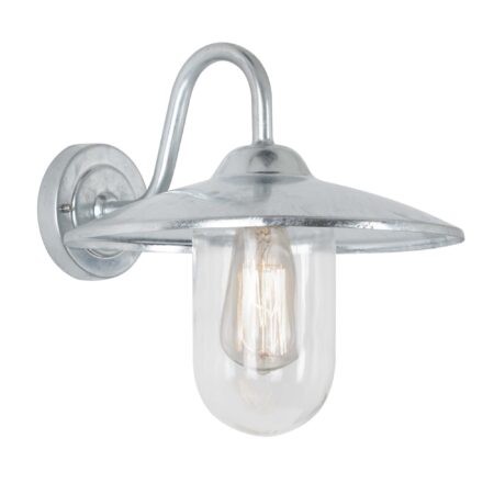Brig Stallamp Gegalvaniseerd met Lichtsensor LED
