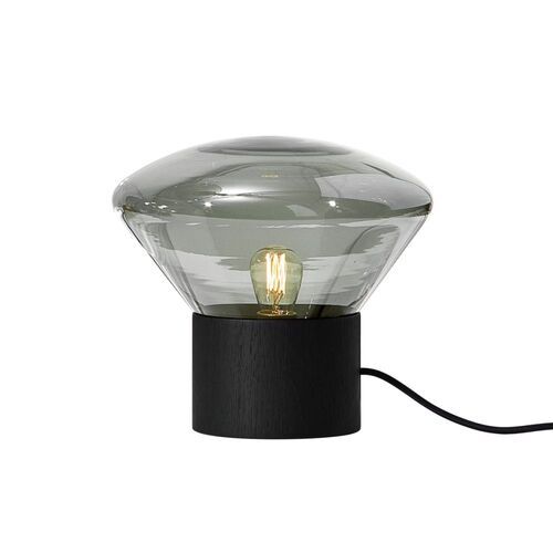 Muffin Small Tafellamp - Zwart - Rookgrijs