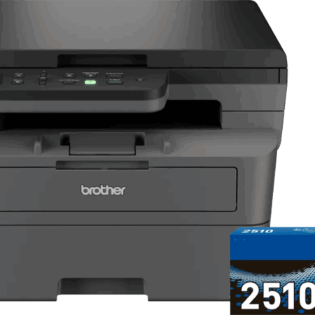 Brother DCP-L2627DWE + 1 extra zwarte toner