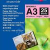 Inkjet papier A3 Mat 25 vel