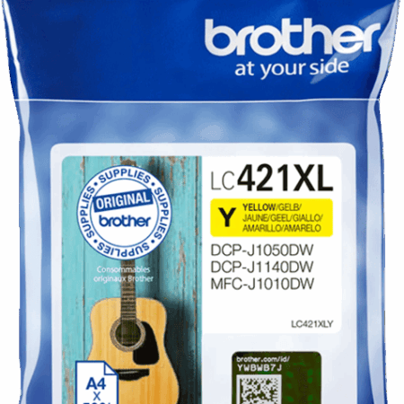 Brother LC-421XL Cartridge Geel