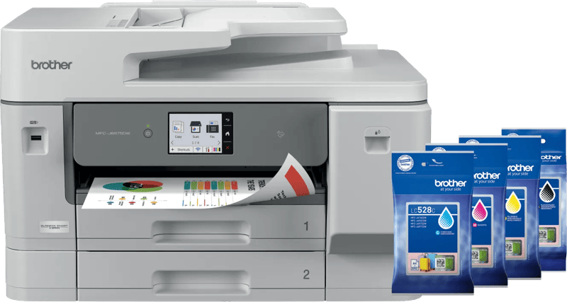 Brother MFC-J6975DW + 1 set extra cartridges