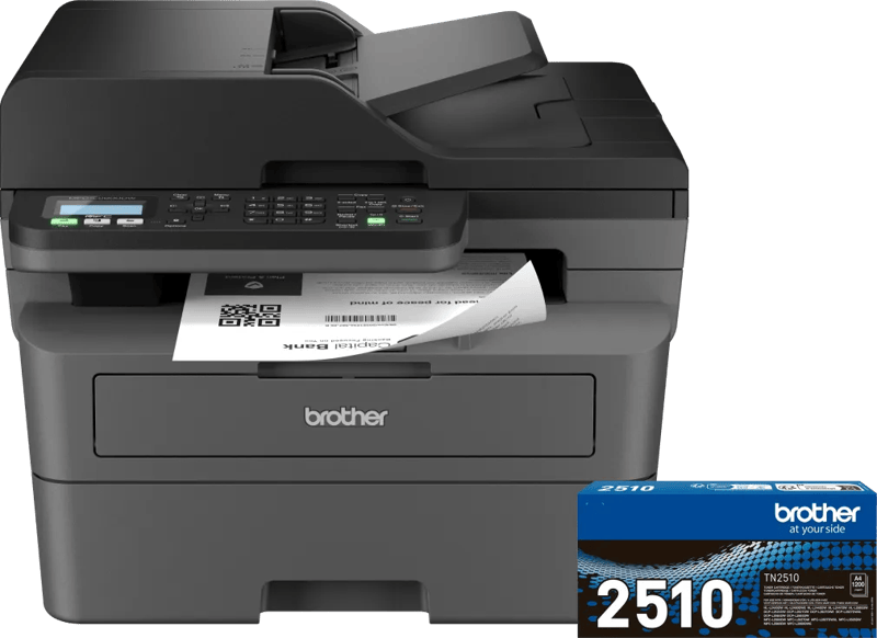 Brother MFC-L2800DW + 1 extra zwarte toner