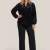 Brynn Blouse Zwart Maxi