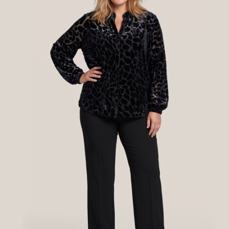 Brynn Blouse Zwart Maxi