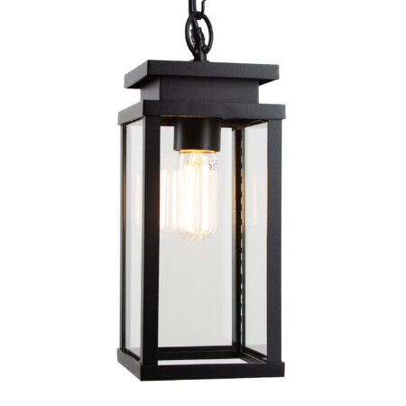 Buiten Hanglamp Zwart Jersey Aan Ketting