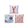 Buitenkussen polyester 45x45x3cm | Decoris