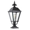 Buitenlamp Carlisle sokkellamp