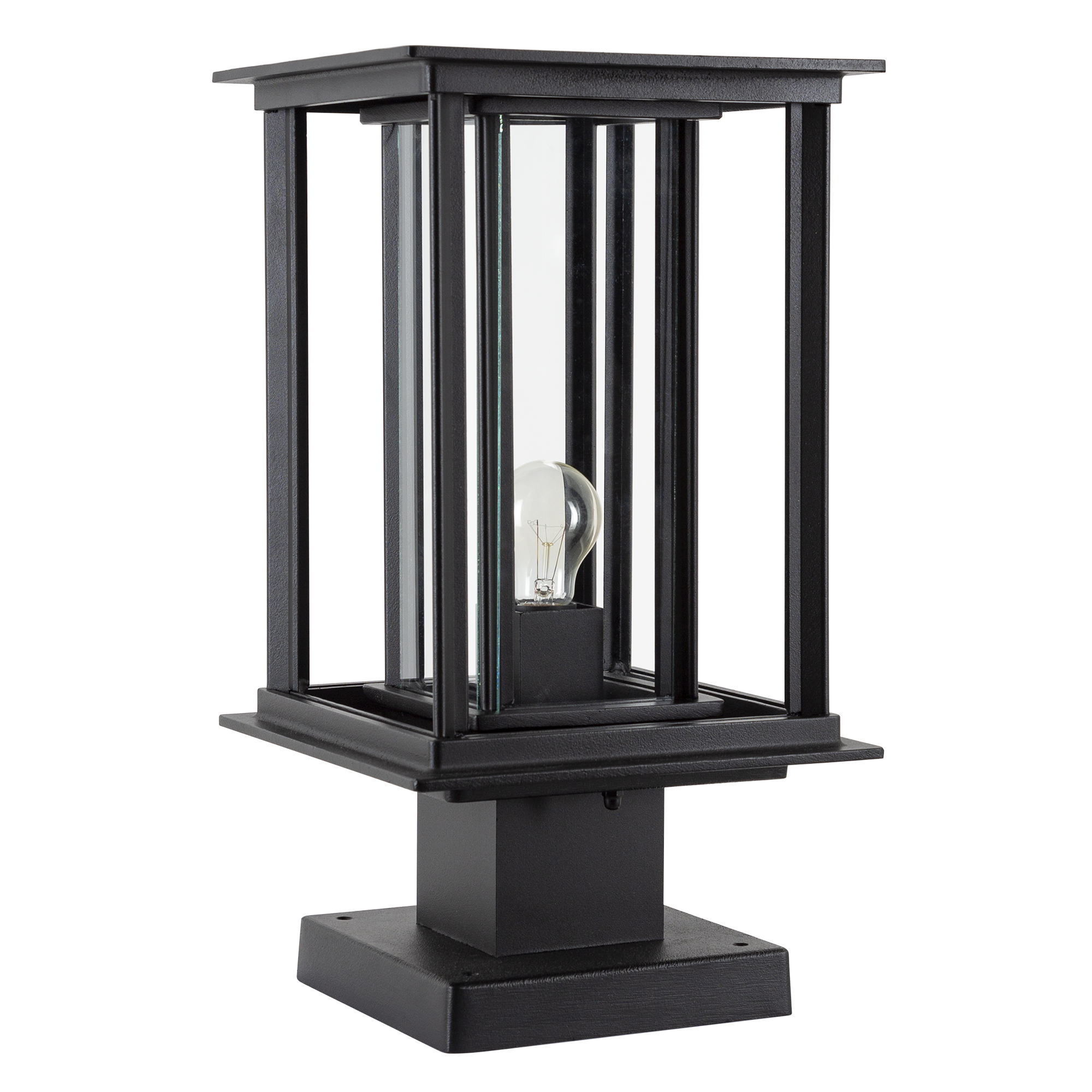 Buitenlamp Zwart New York Sokkel
