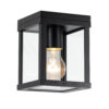 Buitenplafondlamp Industriële Jersey Zwart