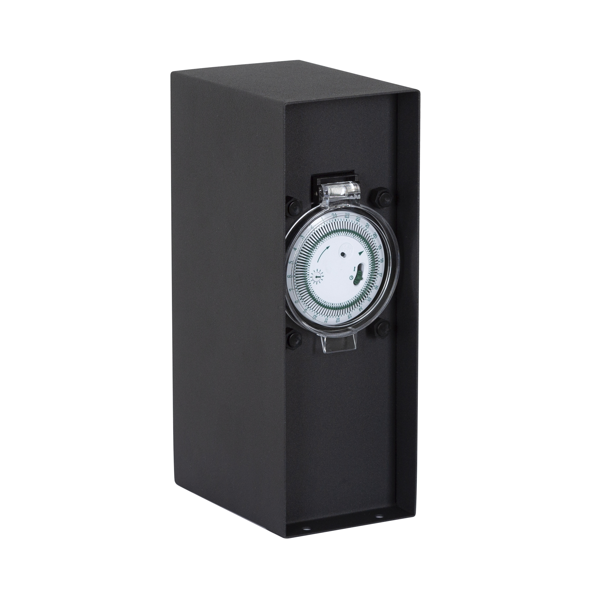 Buitenstopcontact Charge Timer Tuinstopcontact Zwart