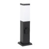 Buitenstopcontact Fiss Tuinlamp Zwart met Stopcontact