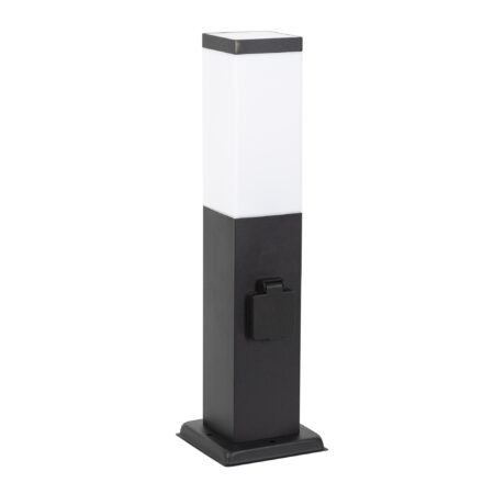 Buitenstopcontact Fiss Tuinlamp Zwart met Stopcontact