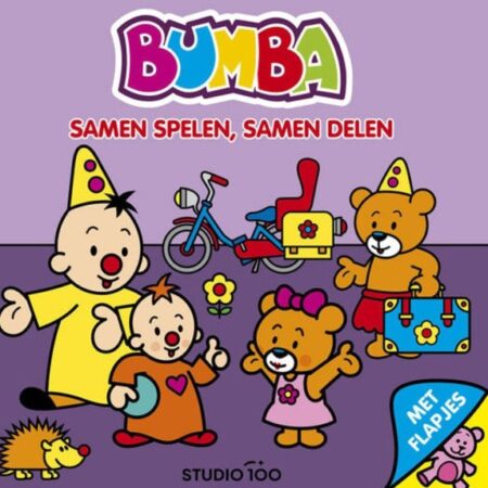 Bumba Kartonboek Met Flapjes - Samen Spelen Samen Delen | Bumba
