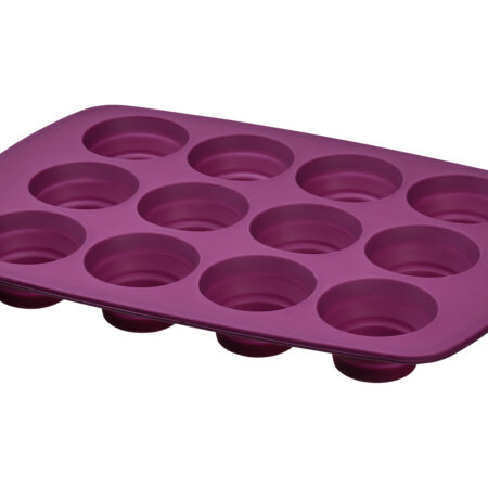Siliconen muffinvorm (Lila)