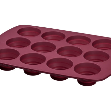 Siliconen muffinvorm (Rood)