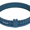 Siliconen quichevorm met glazen bodem (Grijs/blauw)