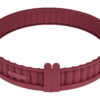 Siliconen quichevorm met glazen bodem (Rood)