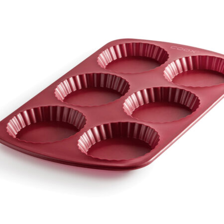 Tartelettevorm 34 x 22 cm (Donkerrood)