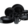 Serviesset Black Matt 16-delig