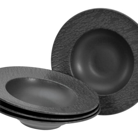 Serviesset Leisteen Black (4-delige bordenset)
