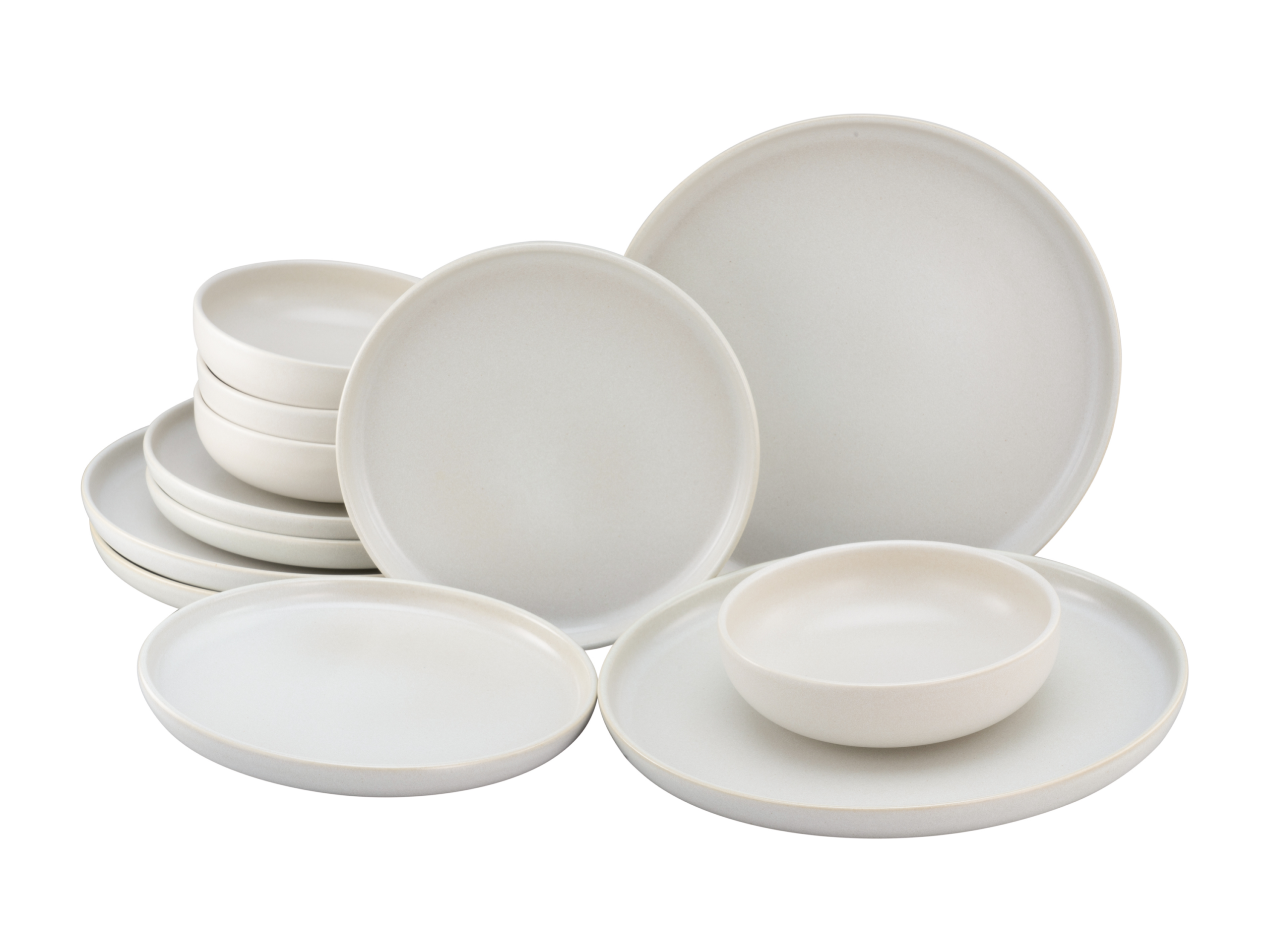Serviesset Uno Offwhite (12-delige bordenset)