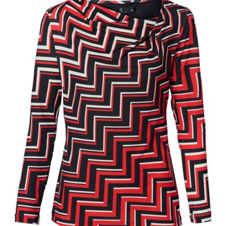 Caitlin Print Top Rood / Multi