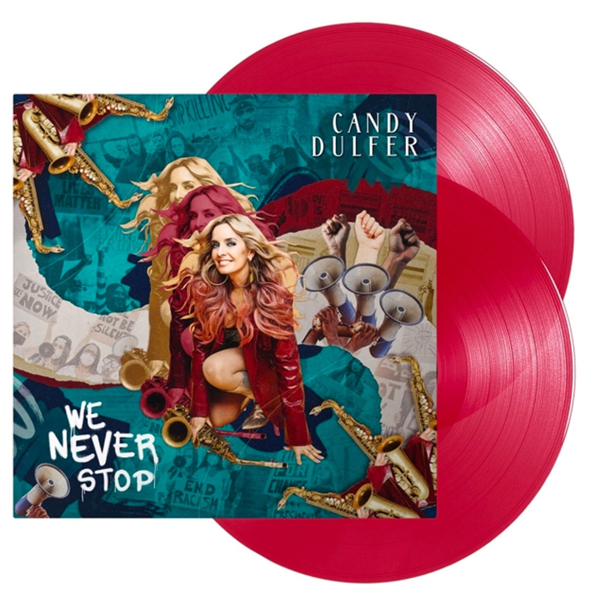 Candy Dulfer - We Never Stop (Gekleurd Vinyl) 2 (LP) | Fiftiesstore