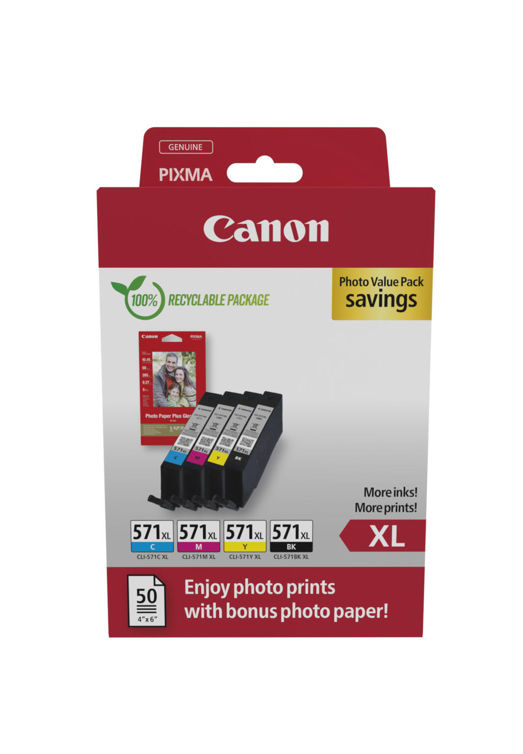 CLI-571XL Photo value pack